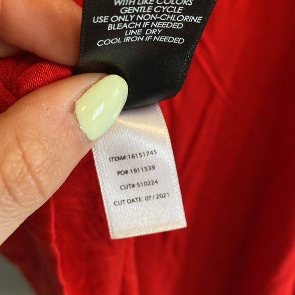 Torrid Super Soft High Neck Tank, Red, 1x - Picture 10 of 11